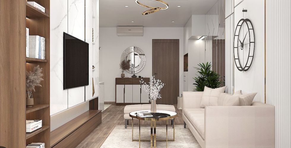 Cho thuê căn hộ 3PN The InterOne Bắc Giang 93m² hướng Tây Bắc – Căn góc 2 mặt thoáng, view đẹp